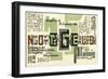 25 PF Notgeld, Itzehoe, Back-null-Framed Giclee Print