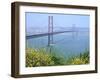 25th April Bridge over the River Tagus, Lisbon, Portugal-Peter Thompson-Framed Photographic Print