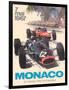 25th Monaco Grand Prix Automobile - Formula One F1, Vintage Car Racing Poster, 1967-Michael Turner-Framed Art Print