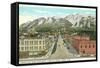 25th Street, Ogden-null-Framed Stretched Canvas