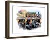 26 Beach Cafe, Venice Beach, California-Nicolas Hugo-Framed Giclee Print