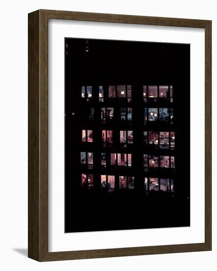 26-Story Apartment Building at 860 Lake Shore Drive, Designed by Ludwig Mies Van Der Rohe-null-Framed Photographic Print