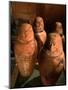 26th Dynasty Canopic Jars, Tomb of Iufaa, Abu Sir, Egypt-Kenneth Garrett-Mounted Photographic Print