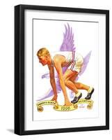 "26th Olympiad," July/Aug 1996-J.F. Kernan-Framed Giclee Print