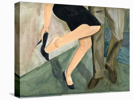27.09.09 - They Danced So Hard She Had to Take Her Shoes Off, 2009-Cathy Lomax-Stretched Canvas