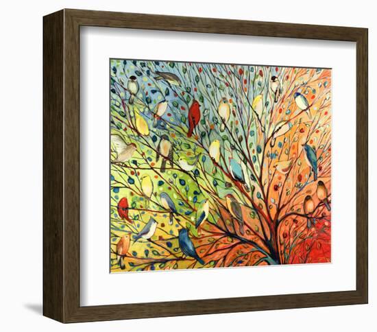 27 Birds-Jennifer Lommers-Framed Art Print