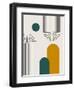 27B Geometric Bright 80-AnnArt-Framed Art Print