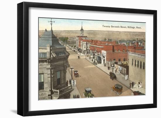 27th Street, Billings, Montana-null-Framed Art Print