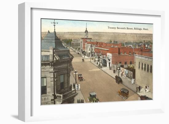 27th Street, Billings, Montana-null-Framed Art Print