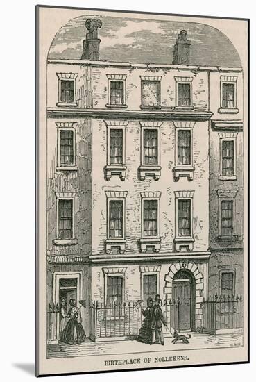 28 Dean Street, Soho, London, Birthplace of Artist Joseph Nollekens-null-Mounted Giclee Print