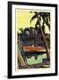 28 Foot Speedster-Edward A. Wilson-Framed Art Print