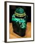 2860-Carat Carved Colombian Emerald-null-Framed Photographic Print