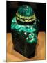 2860-Carat Carved Colombian Emerald-null-Mounted Photographic Print