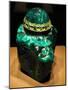 2860-Carat Carved Colombian Emerald-null-Mounted Photographic Print