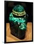 2860-Carat Carved Colombian Emerald-null-Framed Photographic Print