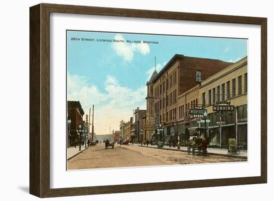 28th Street, Billings, Montana-null-Framed Art Print