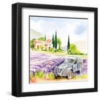 2CV Fourgon-Bruno Pozzo-Framed Art Print