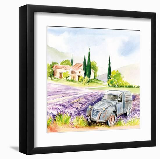 2CV Fourgon-Bruno Pozzo-Framed Art Print