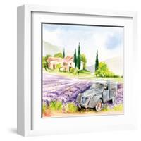 2CV Fourgon-Bruno Pozzo-Framed Art Print