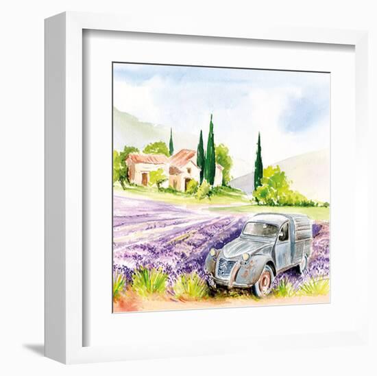 2CV Fourgon-Bruno Pozzo-Framed Art Print