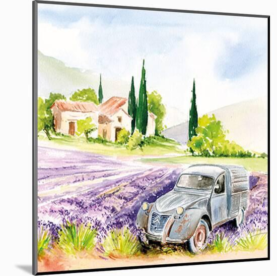 2CV Fourgon-Bruno Pozzo-Mounted Art Print