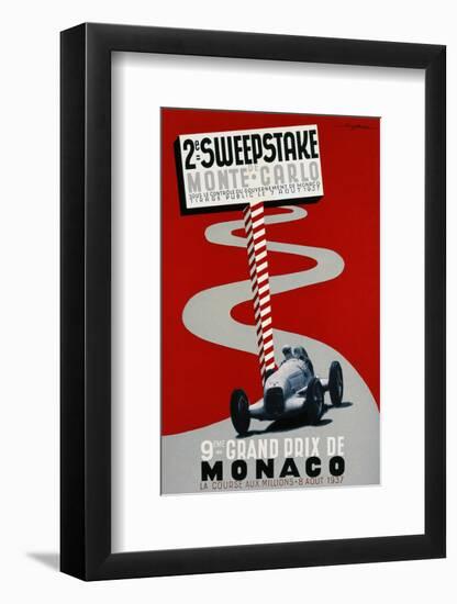 2e Sweepstake de Monte-Carlo, 9eme Grand Prix de Monaco-Guy Serre-Framed Art Print