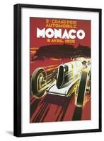 2eme Grand Prix Automobile Monaco-null-Framed Art Print