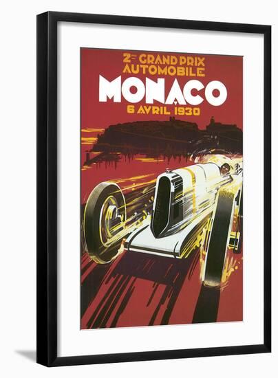 2eme Grand Prix Automobile Monaco-null-Framed Art Print