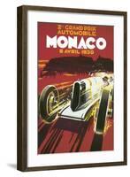 2eme Grand Prix Automobile Monaco-null-Framed Art Print