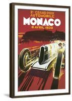 2eme Grand Prix Automobile Monaco-null-Framed Art Print