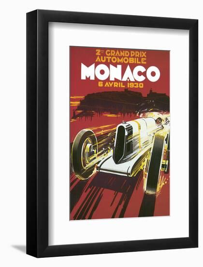 2eme Grand Prix Automobile Monaco-null-Framed Art Print