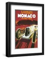 2eme Grand Prix Automobile Monaco-null-Framed Art Print