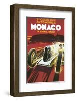 2eme Grand Prix Automobile Monaco-null-Framed Art Print