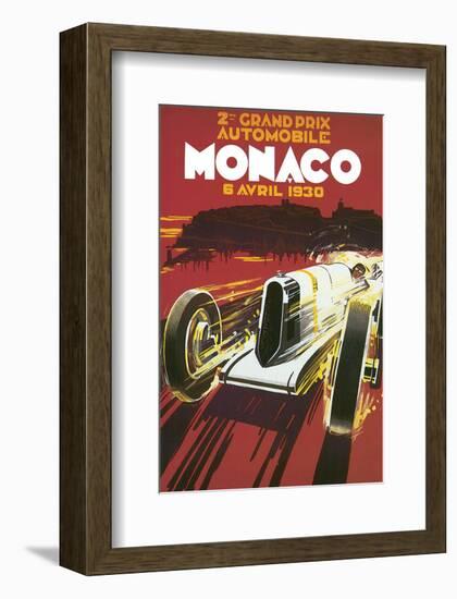 2eme Grand Prix Automobile Monaco-null-Framed Art Print