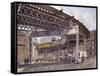 2Nd Ave. El, Ca. 1896-Stanton Manolakas-Framed Stretched Canvas