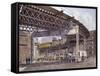 2Nd Ave. El, Ca. 1896-Stanton Manolakas-Framed Stretched Canvas