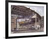 2Nd Ave. El, Ca. 1896-Stanton Manolakas-Framed Giclee Print