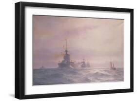 2nd Battle Squadron', 1914-Alma Claude Burlton Cull-Framed Giclee Print