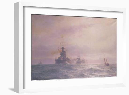 2nd Battle Squadron', 1914-Alma Claude Burlton Cull-Framed Giclee Print