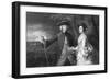 2nd Earl Egmont and Wife-Sir Joshua Reynolds-Framed Art Print