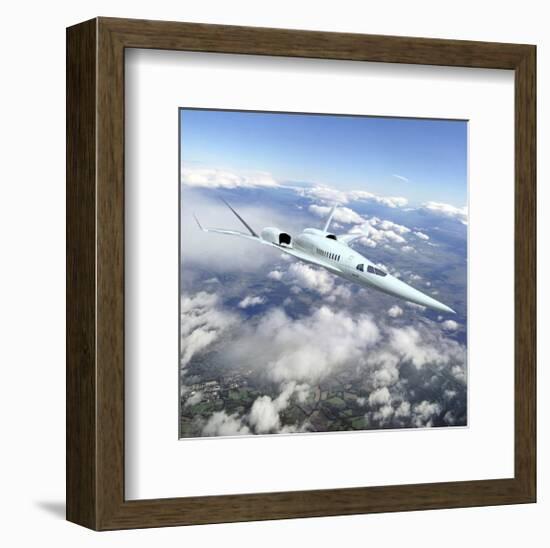 2nd generation Supersonic Study-null-Framed Art Print