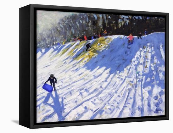 2nd Hole Allestree Golf Course, Derby, 2015-Andrew Macara-Framed Stretched Canvas