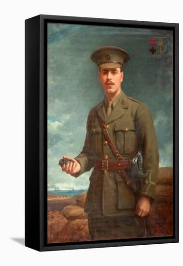 2nd Lieutenant Alfred Victor Smith, Vc, 1916-Isaac Cooke-Framed Stretched Canvas