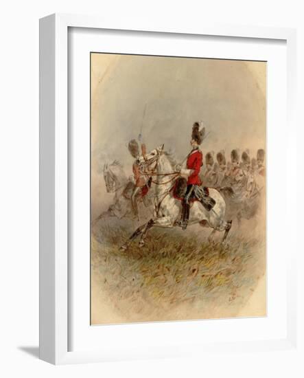 2nd or Royal North British Dragoons, 1885-Orlando Norie-Framed Giclee Print