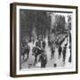 2nd Scots Guards Leave the Tower of London During World War I on 15th September 1914-Robert Hunt-Framed Photographic Print