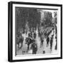 2nd Scots Guards Leave the Tower of London During World War I on 15th September 1914-Robert Hunt-Framed Photographic Print