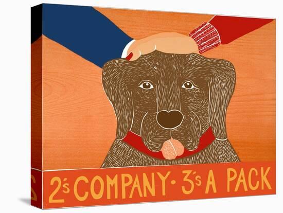 2S Company Choc-Stephen Huneck-Stretched Canvas