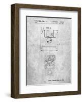 3 1/2 Inch Floppy Disk Patent-Cole Borders-Framed Art Print