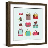 3 Bags-yemelianova-Framed Art Print