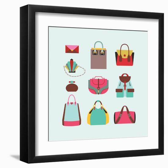 3 Bags-yemelianova-Framed Art Print